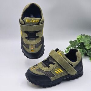 Mt. Emey Orthopedic Sneakers Toddler T12 Wide Hiking Walking Shoes Green NWOT‎